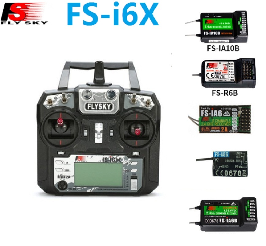RC  Flysky I6X FS-i6X, 10CH 2.4G AFHDS 2A ..